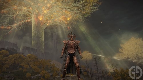 The Crucible Knight set in Elden Ring