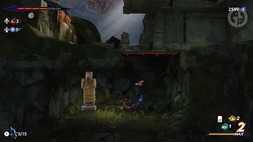 the medium coloured statue in Prince of Persia: The Lost Crown