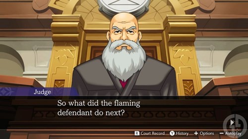 The Judge in Apollo Justice: Ace Attorney