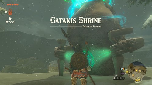 The Gatakis Shrine in the Hebra region in Zelda: Tera of the Kingdom